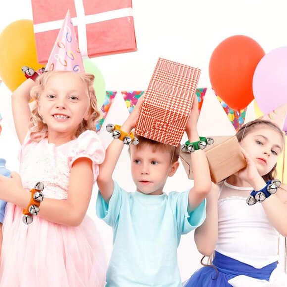 6 PCS Percussion Instruments, Wrist Bells Jingle Bells Musical Rhythm Toys - Picture 6 of 7